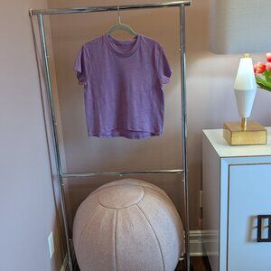 Lululemon Train to Be Seamless Short-Sleeve T-Shirt (Purple Camo, Size 6)